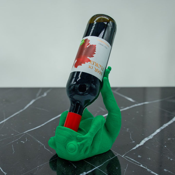 Wein-Flaschenhalter Frosch 3D Druck
