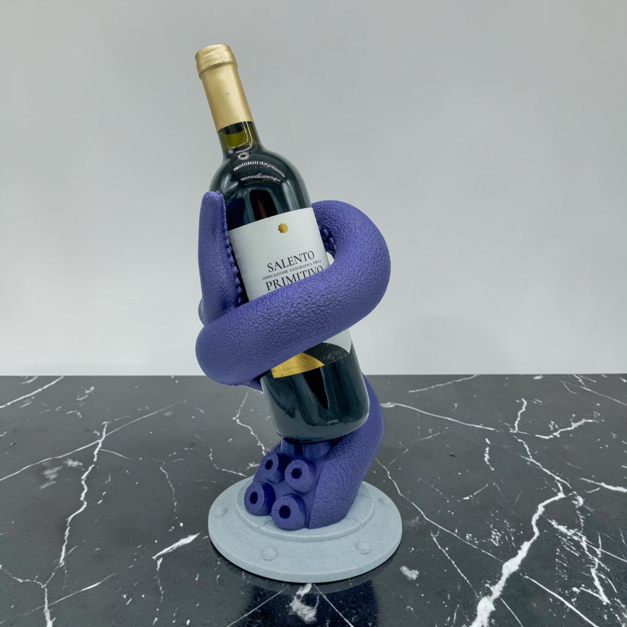 Wein-Flaschenhalter Tentakel 3D Druck