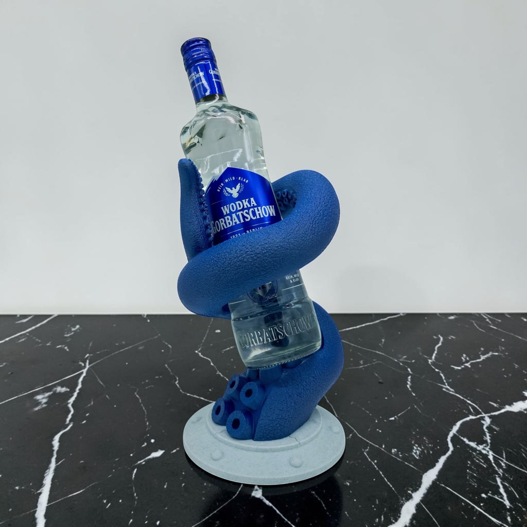 Wein-Flaschenhalter Tentakel 3D Druck
