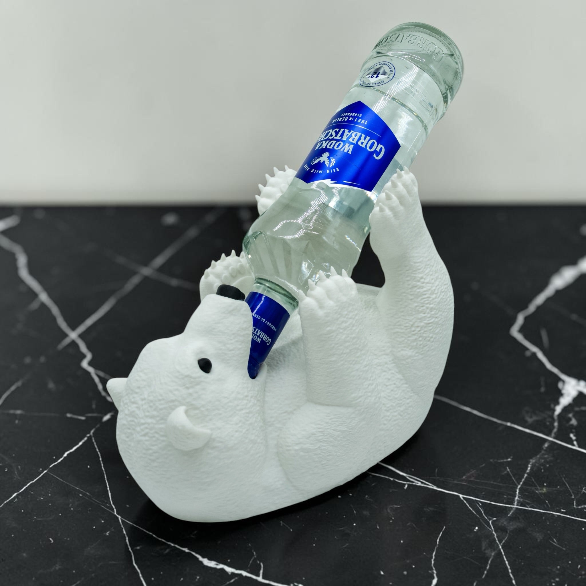 Wein-Flaschenhalter Bär 3D Druck