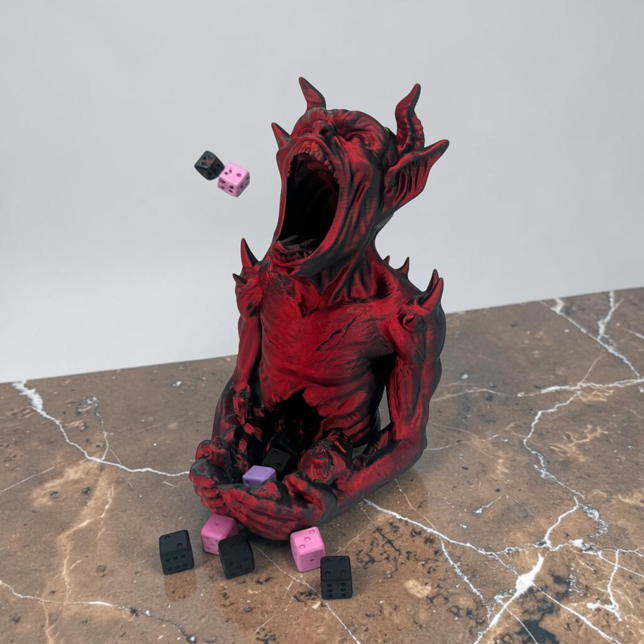 Würfelturm Teufel Monster 3D Druck