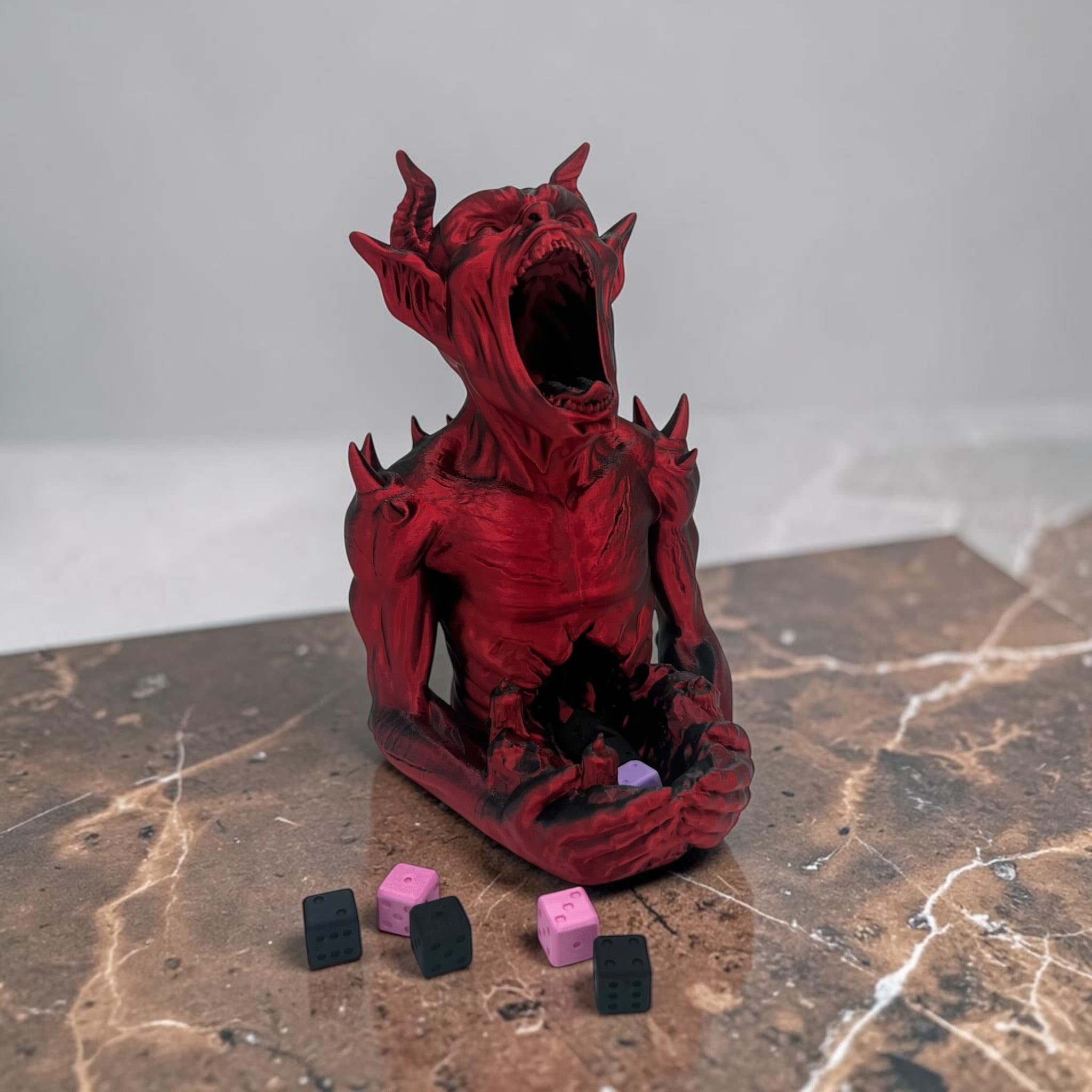 Würfelturm Teufel Monster 3D Druck