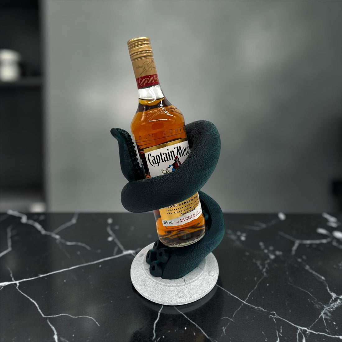 Wein-Flaschenhalter Tentakel 3D Druck