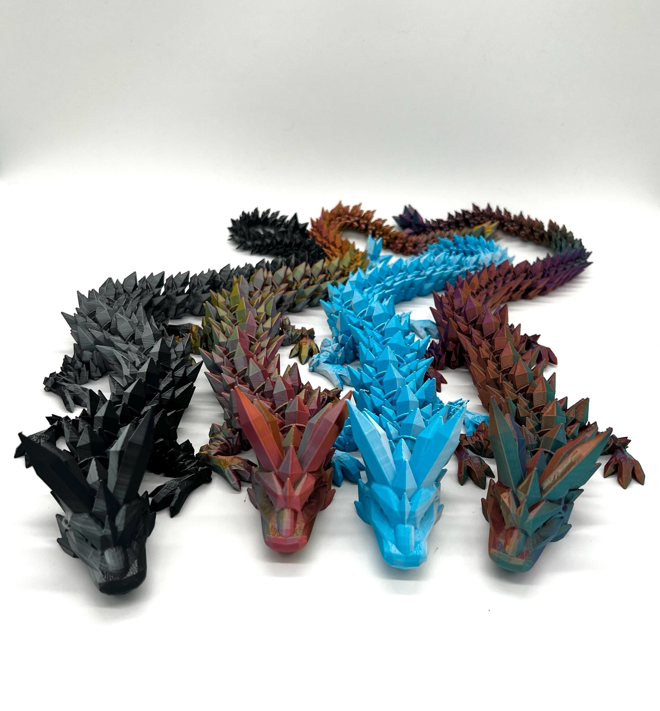 Kristall Drache 3D gedruckt