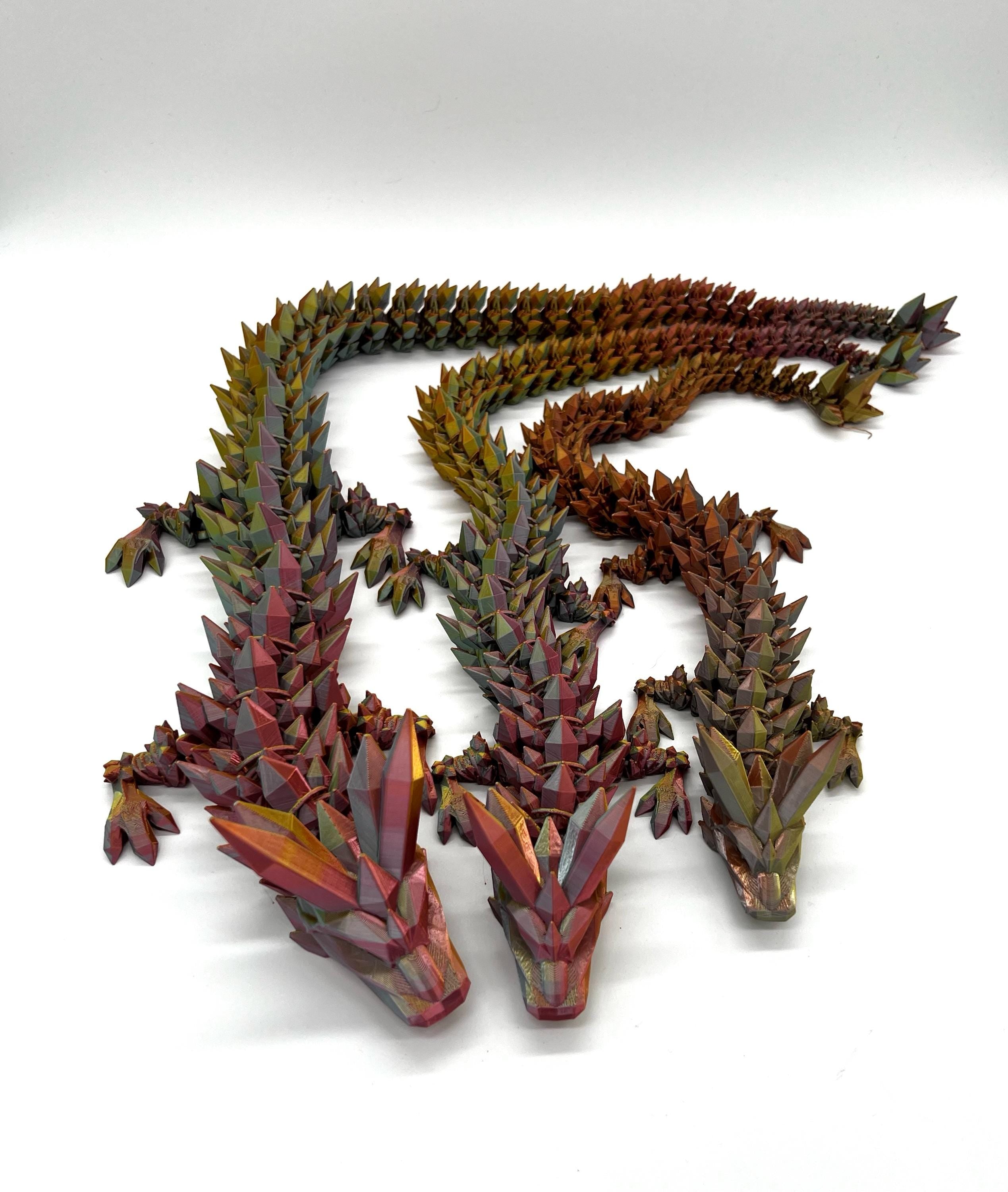 Kristall Drache 3D gedruckt